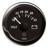 A2C59512458 Veratron ViewLine - 52mm Black Voltmeter 18-32V DLRB