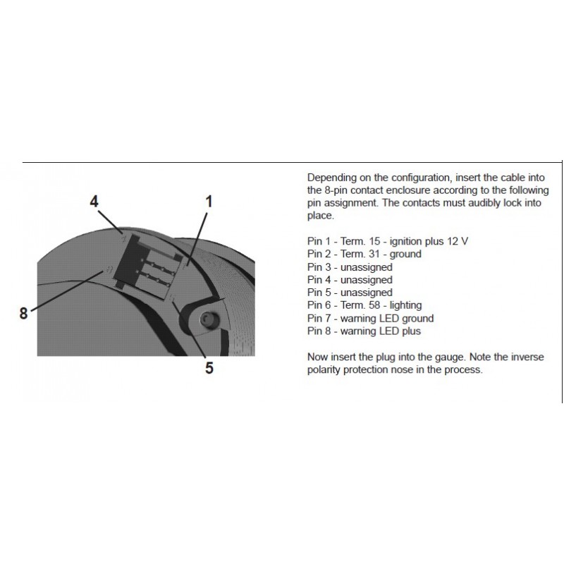 VDO Viewline® - Voltmetro 12V A2C59512545