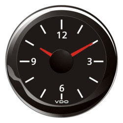 A2C59513429 Veratron ViewLine Quartz Clock 12V Black 52mm