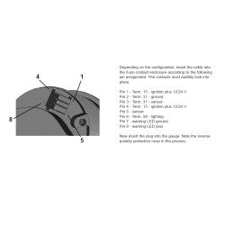 A2C59514676 Veratron ViewLine - 52mm Black Drinking Water Level 4-20mA 12-24V DLRB