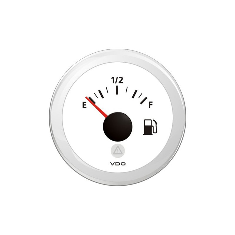 A2C59514186 Veratron ViewLine Fuel Level 0-90 Ohm White 52mm
