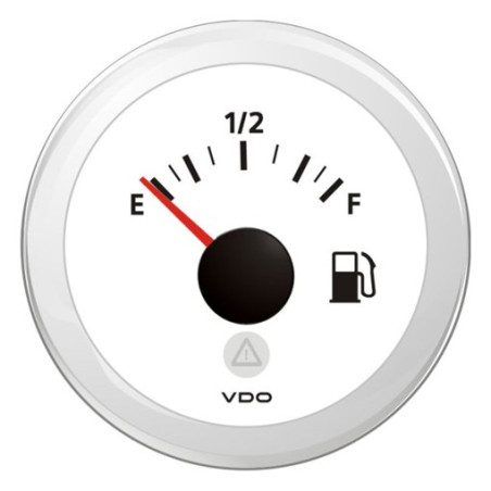 A2C59514186 Veratron ViewLine Fuel Level 0-90 Ohm White 52mm