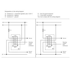 A2C59514080 Veratron ViewLine Fuel Level 90-0.5 Ohm* Black 52mm