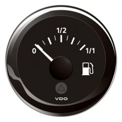 VDO ViewLine Fuel Level 3-180 Ohm Black 52mm