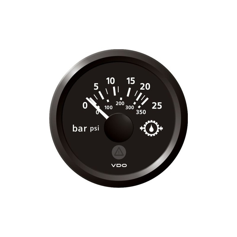 A2C59514138 Veratron ViewLine Transmission oil pressure 25Bar Black 52mm