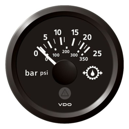 A2C59514138 Veratron ViewLine Transmission oil pressure 25Bar Black 52mm