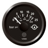 A2C59514138 Veratron ViewLine Transmission oil pressure 25Bar Black 52mm