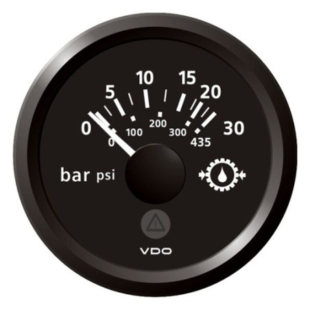 A2C59514143 Veratron ViewLine Transmission oil pressure 30Bar Black 52mm
