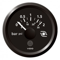 VDO ViewLine Turbodruk 2Bar Zwart 52mm