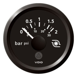 A2C59514151 Veratron ViewLine Turbo Pressure 2Bar Black 52mm