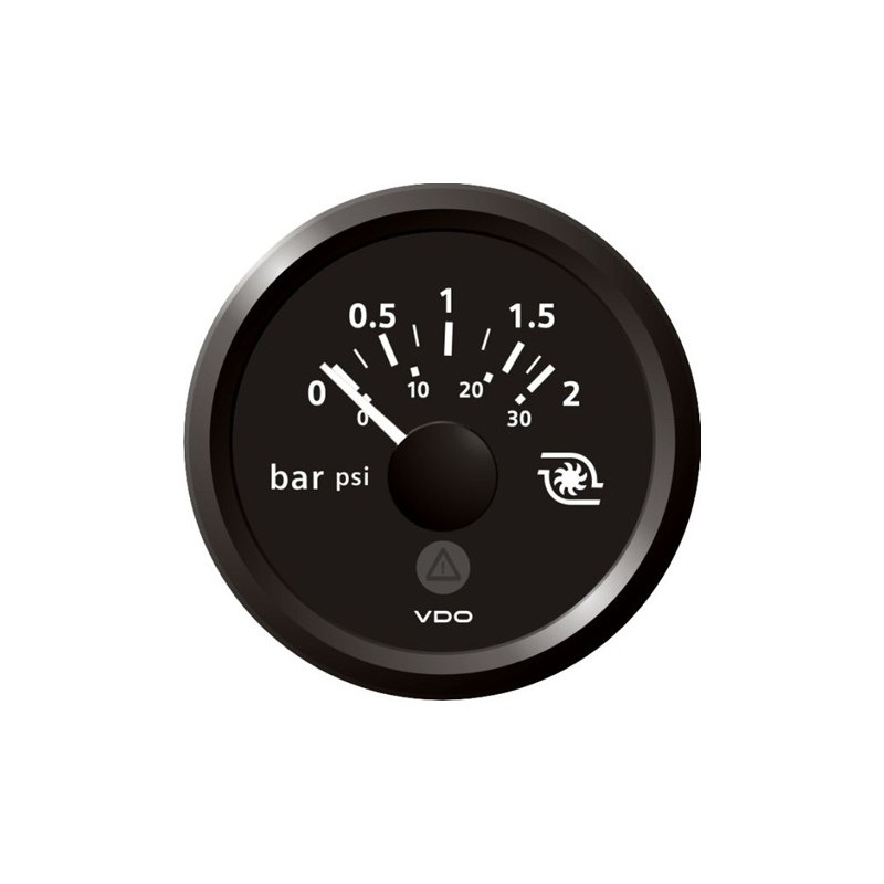 A2C59514151 Veratron ViewLine Turbo Pressure 2Bar Black 52mm