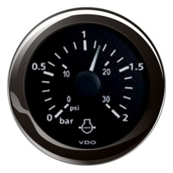 A2C59513849 Veratron ViewLine Cooling Water Pressure 2Bar Black 52mm