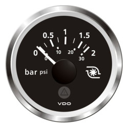 A2C59514150 Veratron ViewLine Turbo Pressure 2Bar Black 52mm