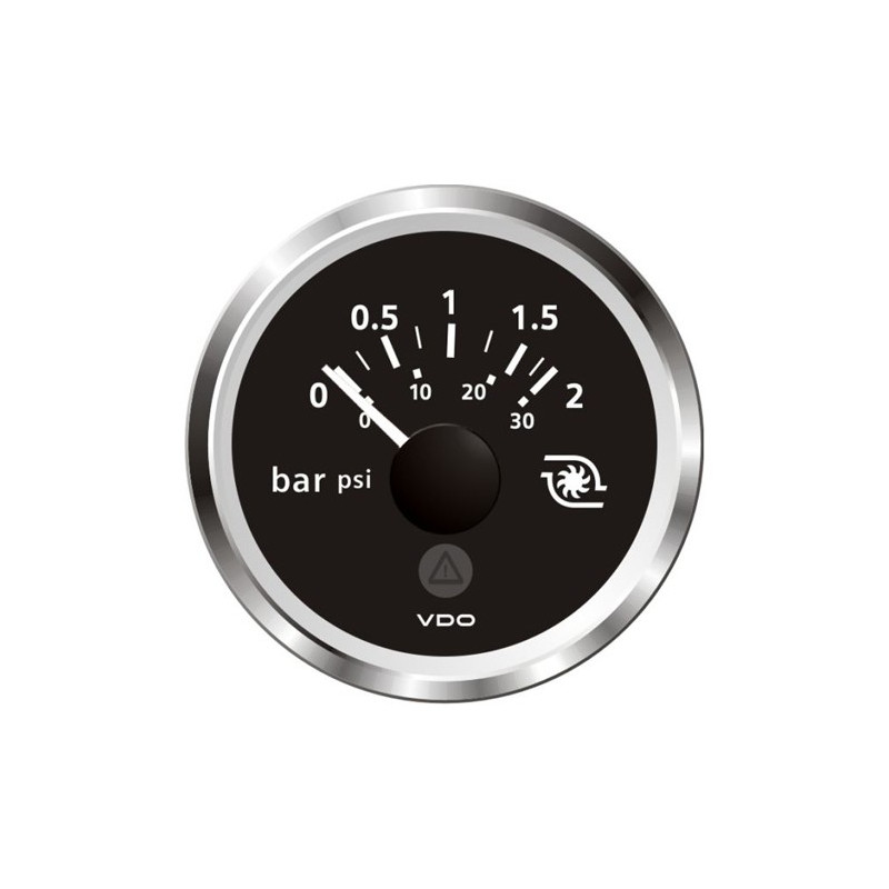 A2C59514150 Veratron ViewLine Turbo Pressure 2Bar Black 52mm