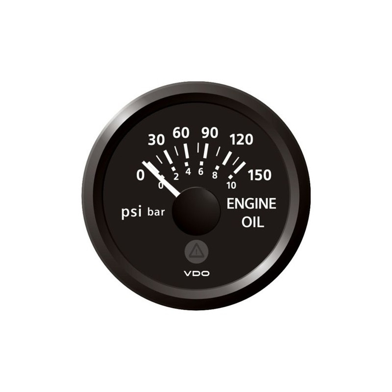 A2C59514116 Veratron ViewLine Engine Oil Pressure 150PSI Black 52mm