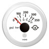 A2C59514220 Veratron ViewLine Transmission oil pressure 350PSI White 52mm
