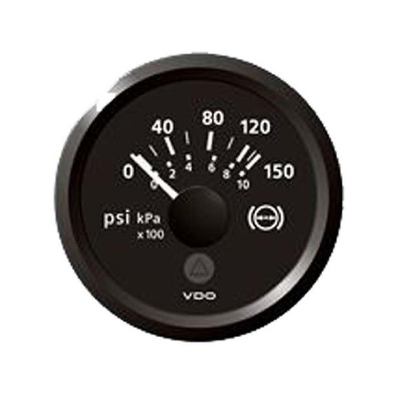 A2C59514105 Veratron ViewLine Brake Pressure 150PSI Black 52mm