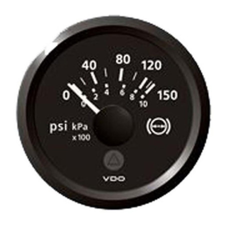 A2C59514105 Veratron ViewLine Brake Pressure 150PSI Black 52mm
