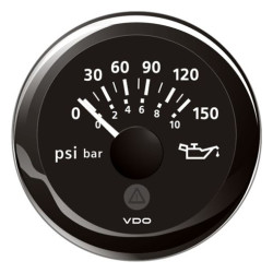 A2C59514118 Veratron ViewLine Engine Oil Pressure 150PSI Black 52mm