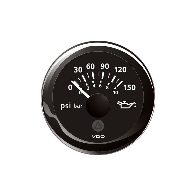 A2C59514118 Veratron ViewLine Engine Oil Pressure 150PSI Black 52mm