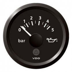VDO ViewLine Motor Öldruck 5Bar Schwarz 52mm