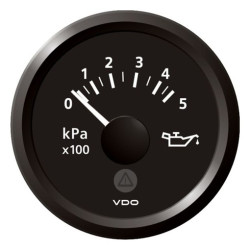 A2C59514127 Veratron ViewLine Engine Oil Pressure 5kPa Black 52mm