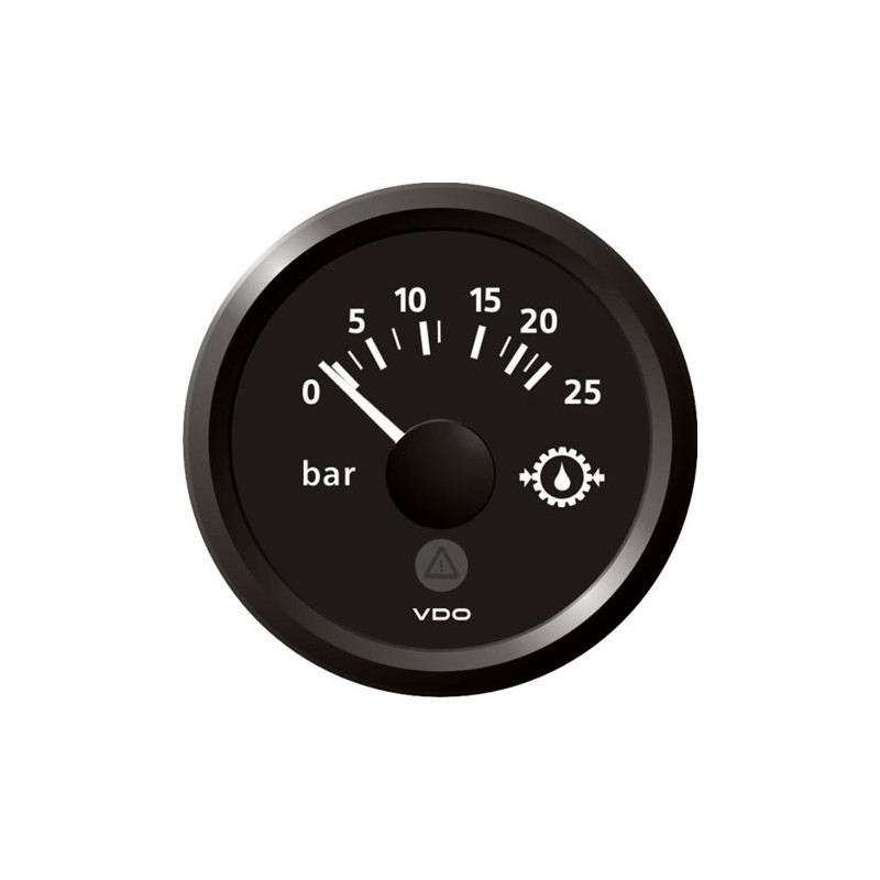 A2C59514139 Veratron ViewLine Transmission oil pressure 25Bar Black 52mm