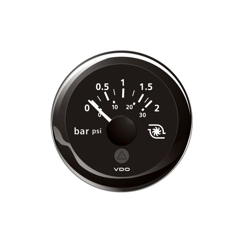 A2C59514149 Veratron ViewLine Turbo Pressure 2Bar Black 52mm