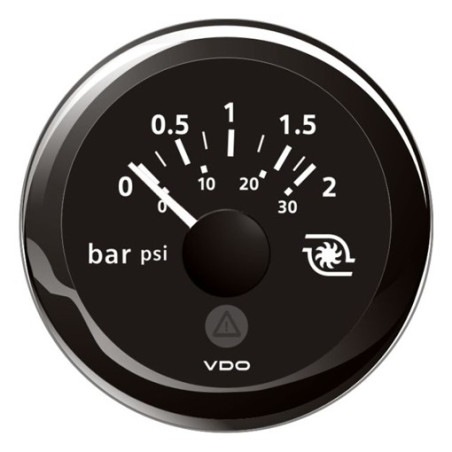 A2C59514149 Veratron ViewLine Turbo Pressure 2Bar Black 52mm