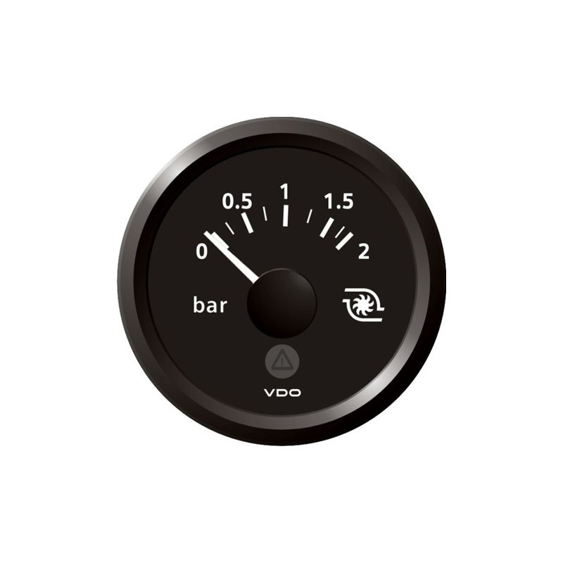 A2C59514152 Veratron ViewLine Turbo Pressure 2Bar Black 52mm