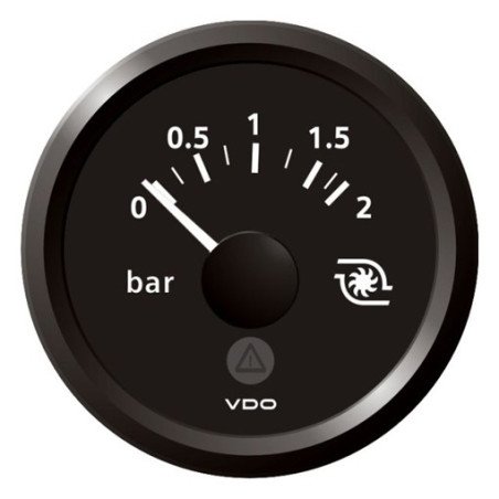 A2C59514152 Veratron ViewLine Turbo Pressure 2Bar Black 52mm