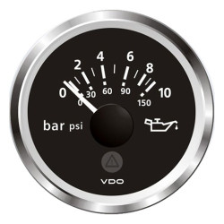 A2C59514112 Veratron ViewLine Engine Oil Pressure 10Bar Black 52mm