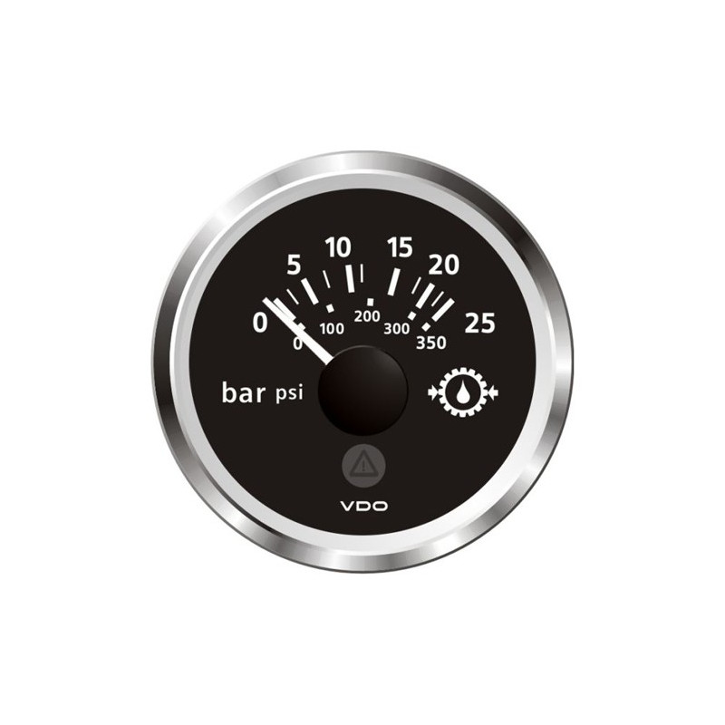 A2C59514137 Veratron ViewLine Transmission oil pressure 25Bar Black 52mm