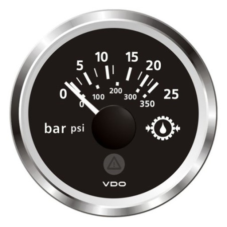 A2C59514137 Veratron ViewLine Transmission oil pressure 25Bar Black 52mm