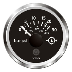 A2C59514142 Veratron ViewLine Transmission oil pressure 30Bar Black 52mm