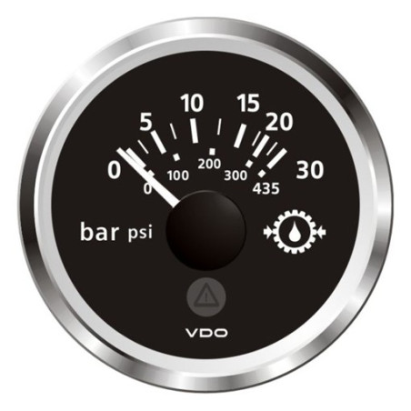 A2C59514142 Veratron ViewLine Transmission oil pressure 30Bar Black 52mm
