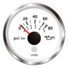 A2C59514217 Veratron ViewLine Engine Oil Pressure 80PSI White 52mm