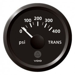 VDO ViewLine Getriebe Öldruck 400PSI Schwarz 52mm