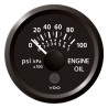 A2C59514106 Veratron ViewLine Engine Oil Pressure 100PSI Black 52mm
