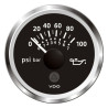 A2C59514108 Veratron ViewLine Engine Oil Pressure 100PSI Black 52mm