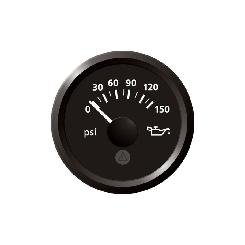 A2C59514122 Veratron ViewLine Engine Oil Pressure 150PSI Black 52mm