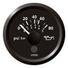 A2C59514132 Veratron ViewLine Engine Oil Pressure 80PSI Black 52mm