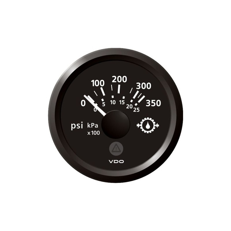 A2C59514144 Veratron ViewLine Transmission oil pressure 350PSI Black 52mm
