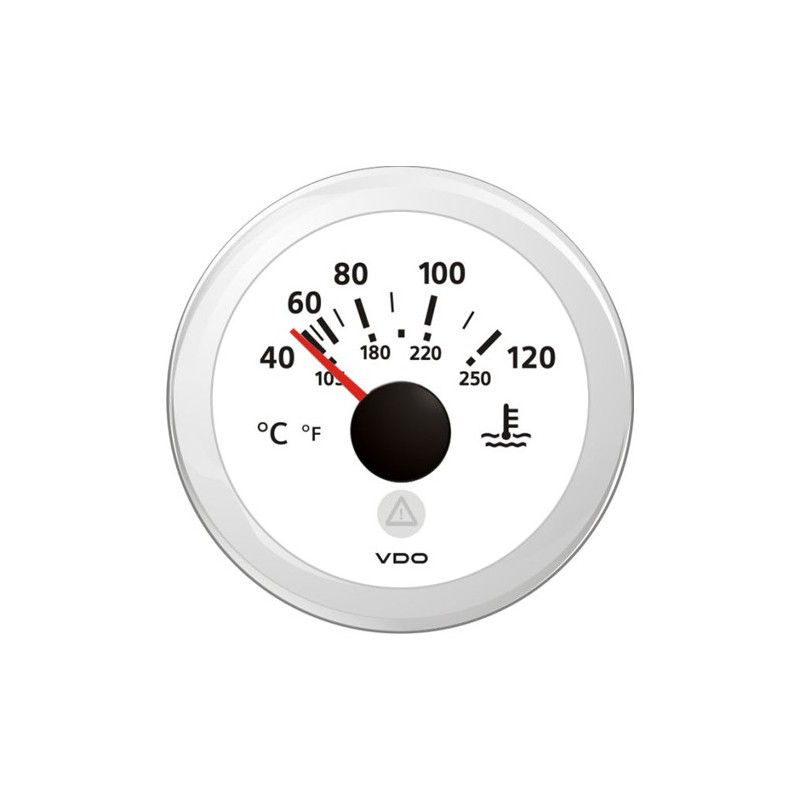 A2C59514237 Veratron ViewLine Cooling Water Temperature 120°C White 52mm