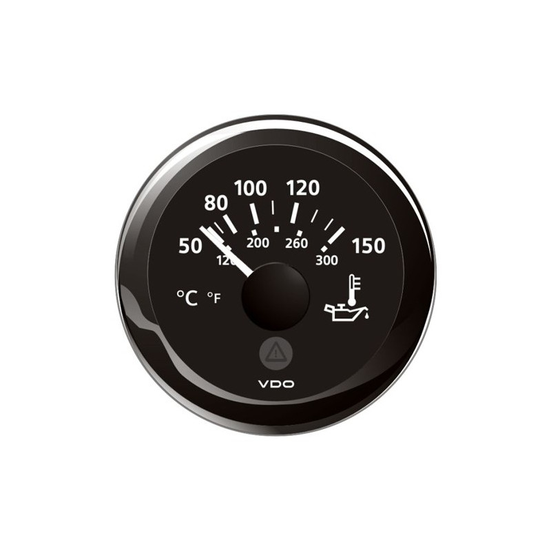 A2C59514160 Veratron ViewLine Engine Oil Temperature 150°C Black 52mm