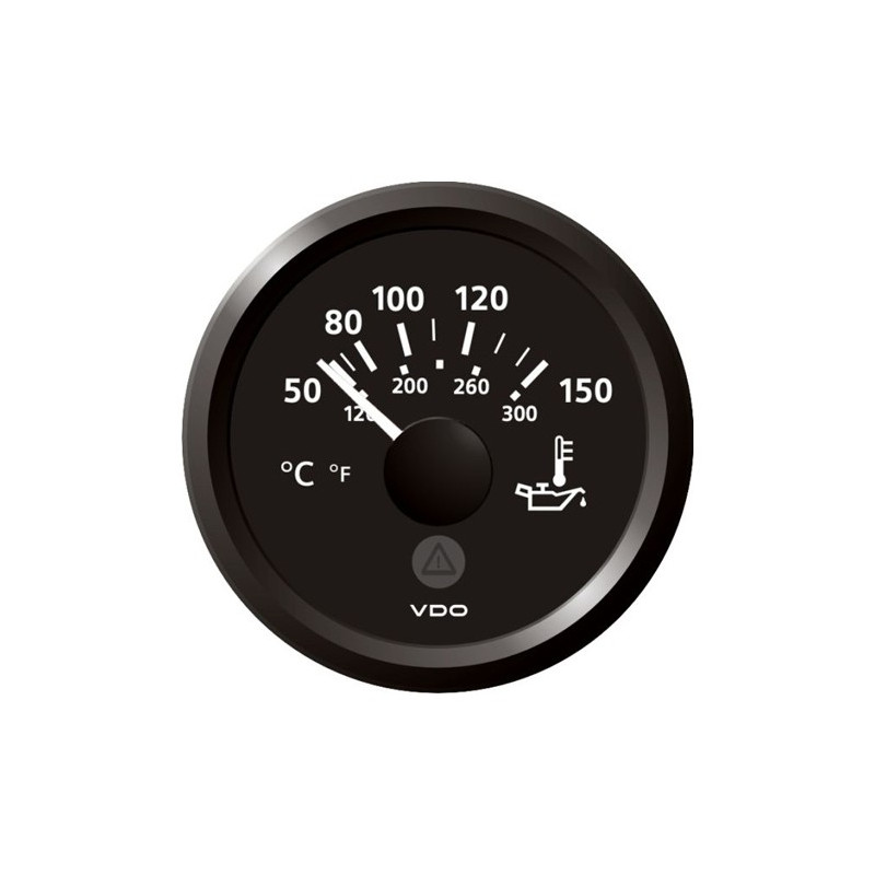 A2C59514162 Veratron ViewLine Engine Oil Temperature 150°C Black 52mm