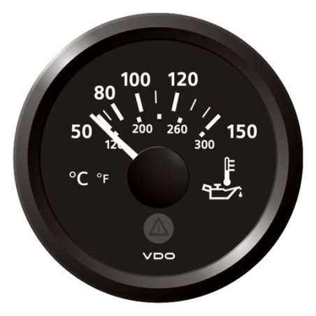A2C59514162 Veratron ViewLine Engine Oil Temperature 150°C Black 52mm