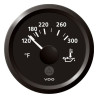 A2C59514168 Veratron ViewLine Engine Oil Temperature 300°F Black 52mm