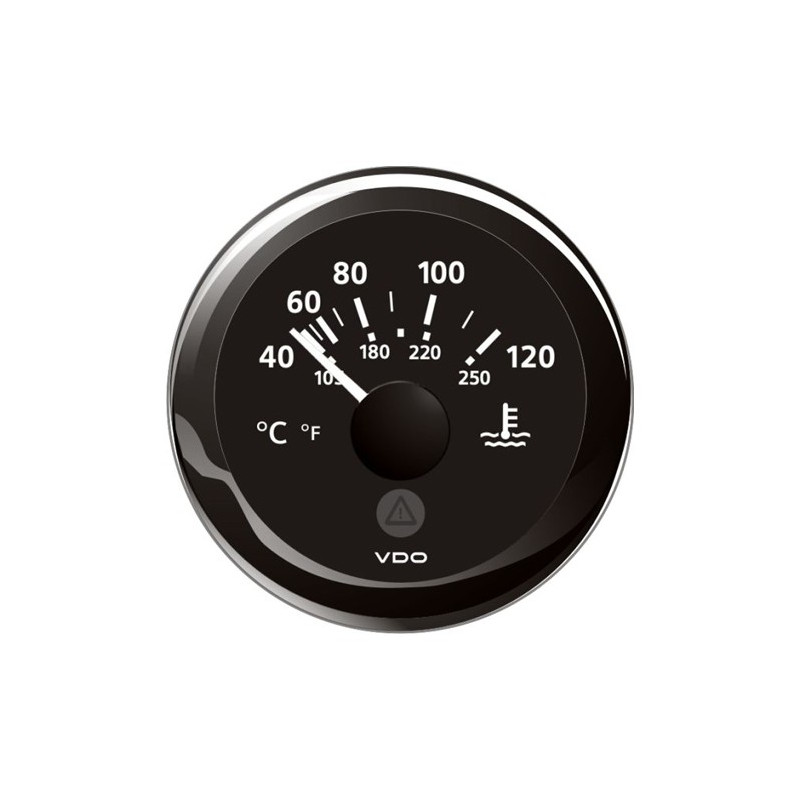 A2C59514170 Veratron ViewLine Cooling water temperature 120°C Black 52mm