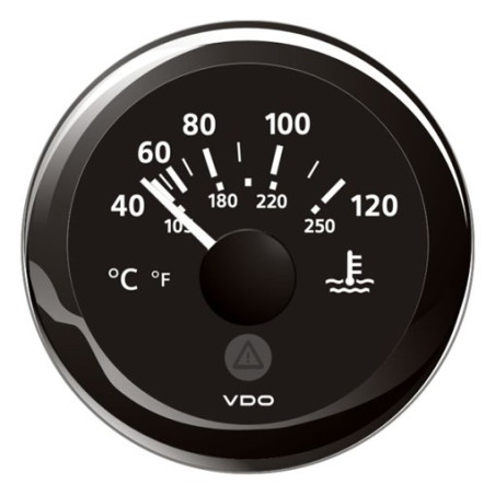 A2C59514170 Veratron ViewLine Cooling water temperature 120°C Black 52mm